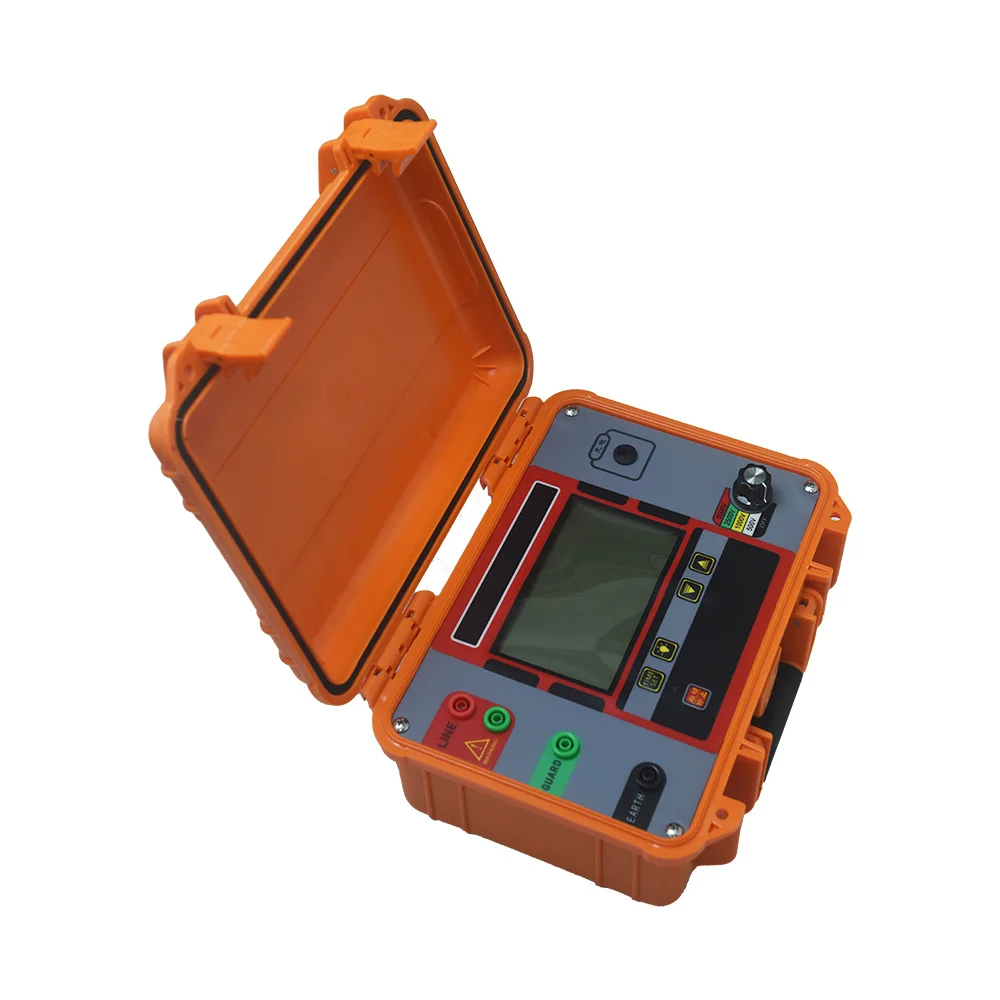 5kV Digital Insulation Resistance Tester 0-20K Omh Earth Ground Resistance Megohm Meter Megameter Megohmmeter Voltage Multimeter