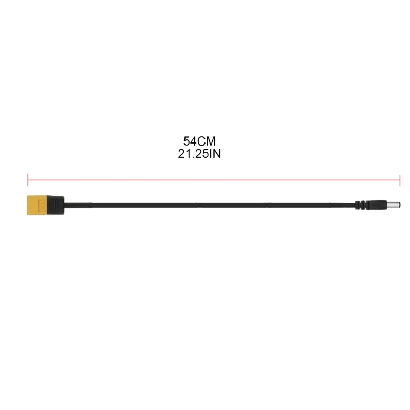 

A5YD Multifunctional Portable XT60 to DC5525 TS100 Soldering Iron to Wiring Power Cord 5.5mm x 2.5mm