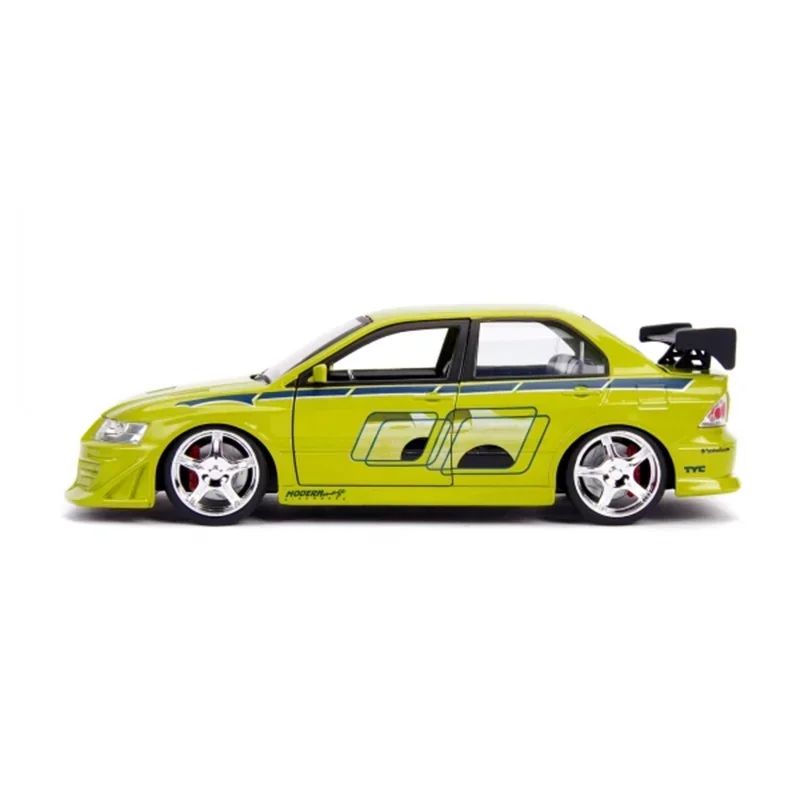 Jada 1:24 Brian’s 2002 Mitsubishi Lancer Evolution VII toys for boys Metal CN(Origin) 12+y model car Diecast