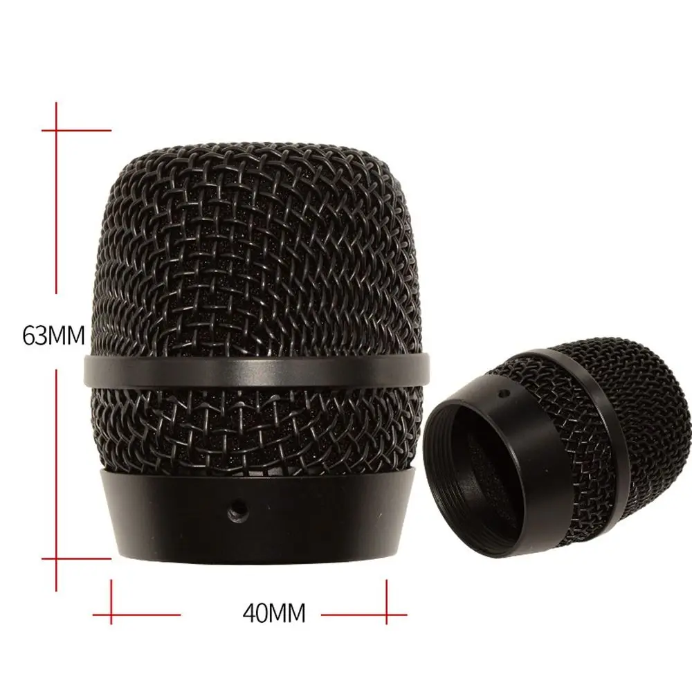 

DIY Mic Windscreen Accessory High Density Sponge Mic Mesh Cover Microphone Grill Head Replacement Head Microphone Mesh Head