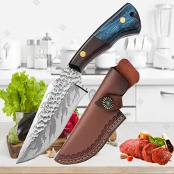 Kitchen Knife Stainless Steel Chef Knife Meat Cleaver Butcher Knife Forged Knife Boning Knife Barbecue Meat Cooking Knife