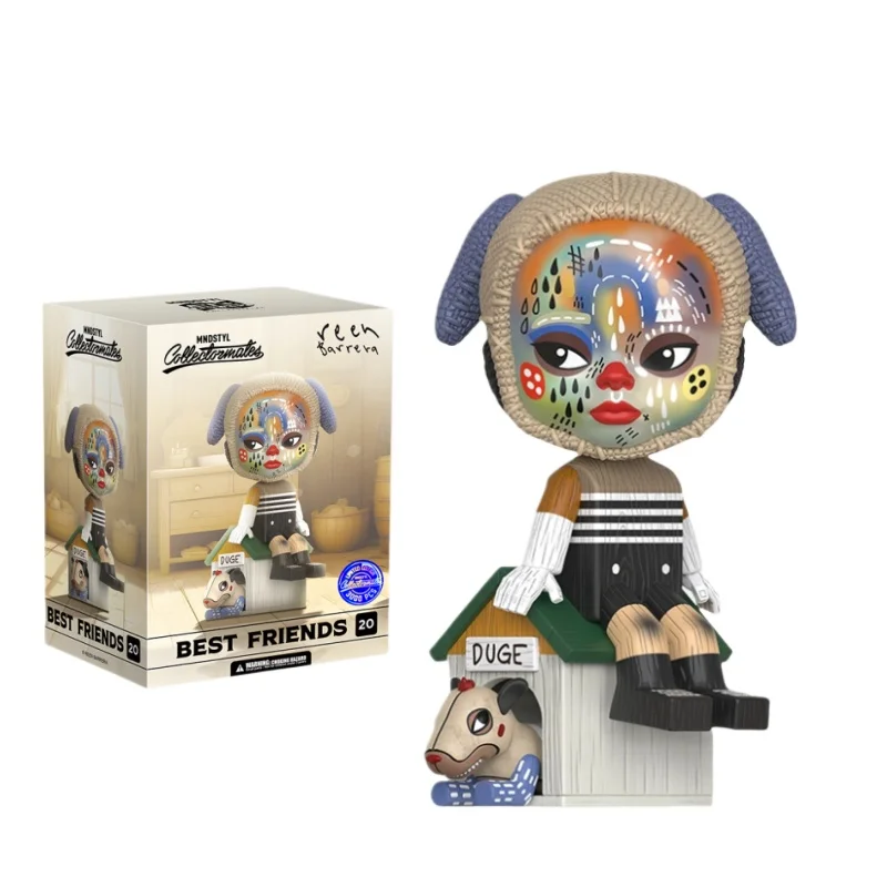 MINDstyle Original Collectormates Series Co-branded Reen Barrera Best Friend Collection Doll Figure Ornament Trend Art Toys