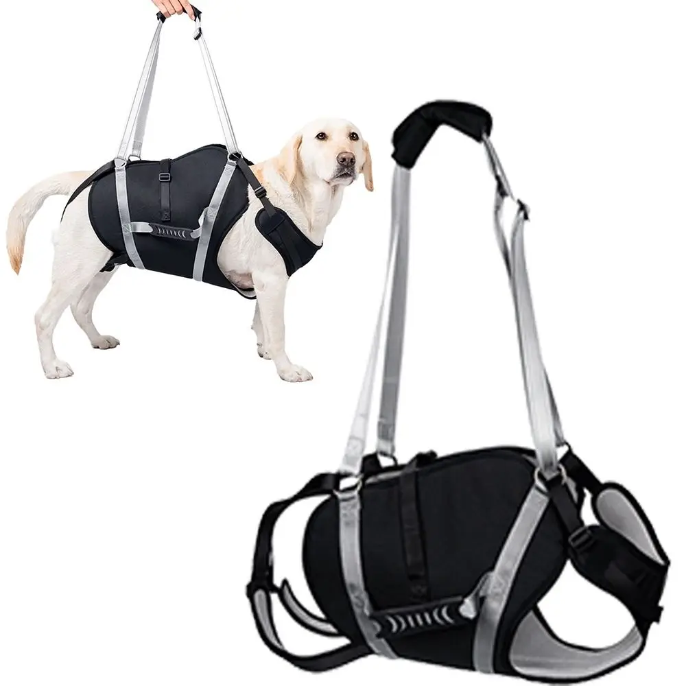 Adjustable Large Dog Lift Harness Breathable Reflective Support Recovery Sling Portable Wear-resistant Pet Walking Aid Straps