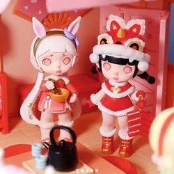 Original LAURA Ancient Chinese Mythical Beast Series Blind Box Toys Model  Confirm Style Cute Anime Figure Gift Surprise Box