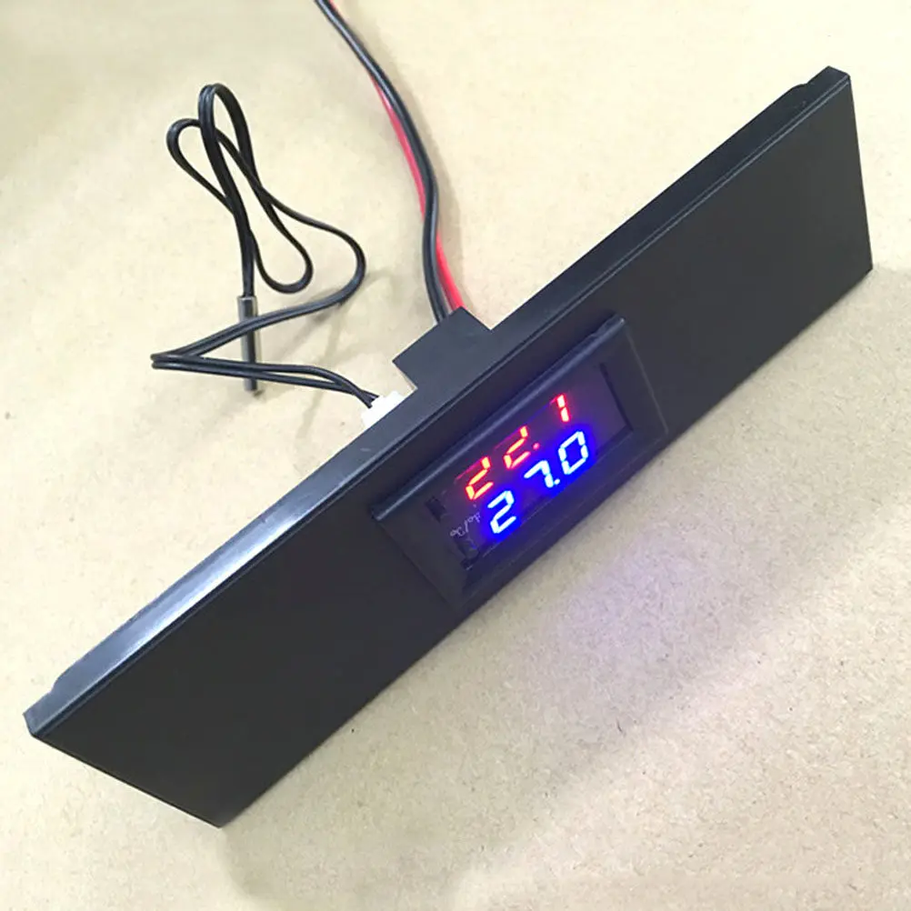 12V Programmable LCD Thermostat with Large Square Display Precision Temperature Control for Home Heating Cooling Energy Saving
