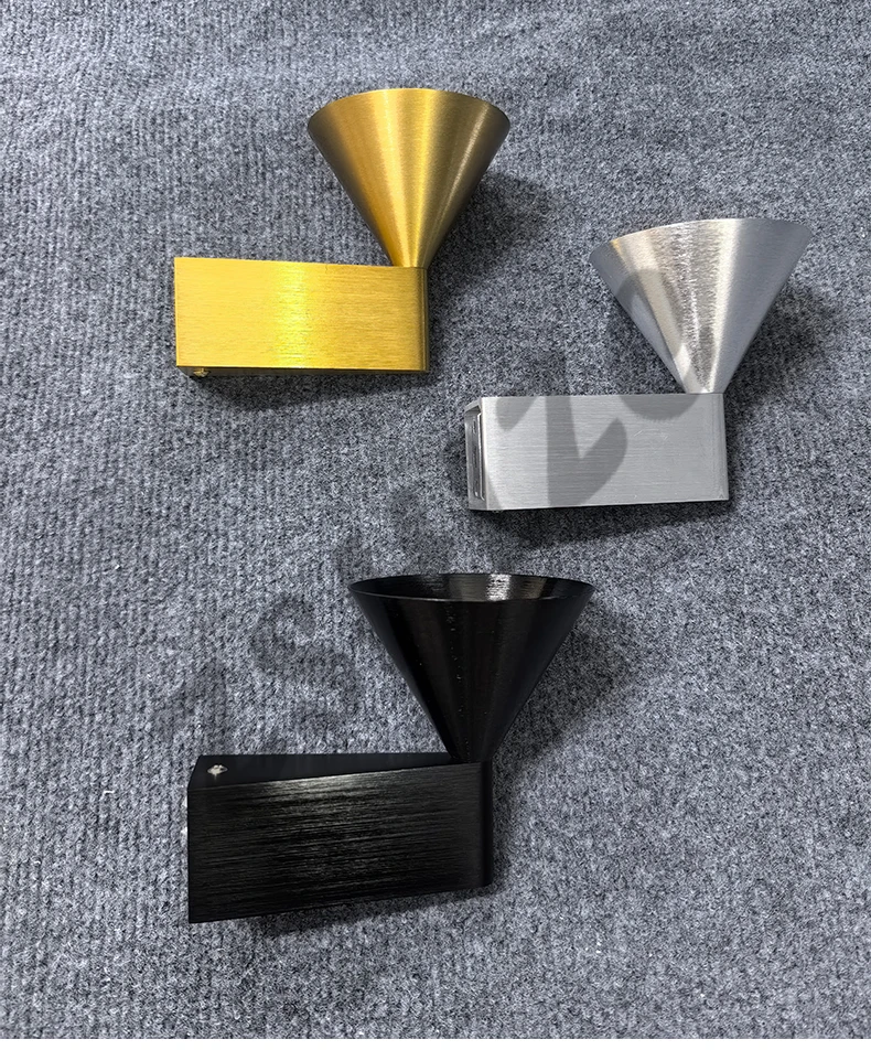 Minimalist Modern LED Wall Light Bedside Bedroom Sconce Wall Lamp Gold Black Silver Aisle Corridor Home Decor Indoor Living Room