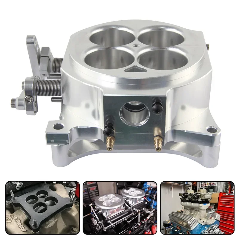 1.75 "Core 4 برميل مع فاصل 1" 1000CFM 4150 شفة المكربن خنق الجسم لشيفي جنرال موتورز شيفروليه فورد 302 SBC