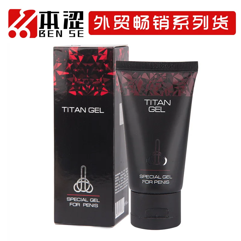 Gel Titan ruso para uso externo masculino, suministros para adultos gruesos