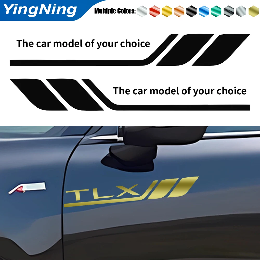 

2pcs Car small stickers vinyl car body decals creative car fender car stickers for Acura MDX RDX TSX TL ILX TLX NSX RL CDX RSX