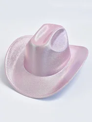 Women Solid Sequin Fedora Hat Fashion Festival Party Wedding Dress Hats Cowgirl Jazz Cap