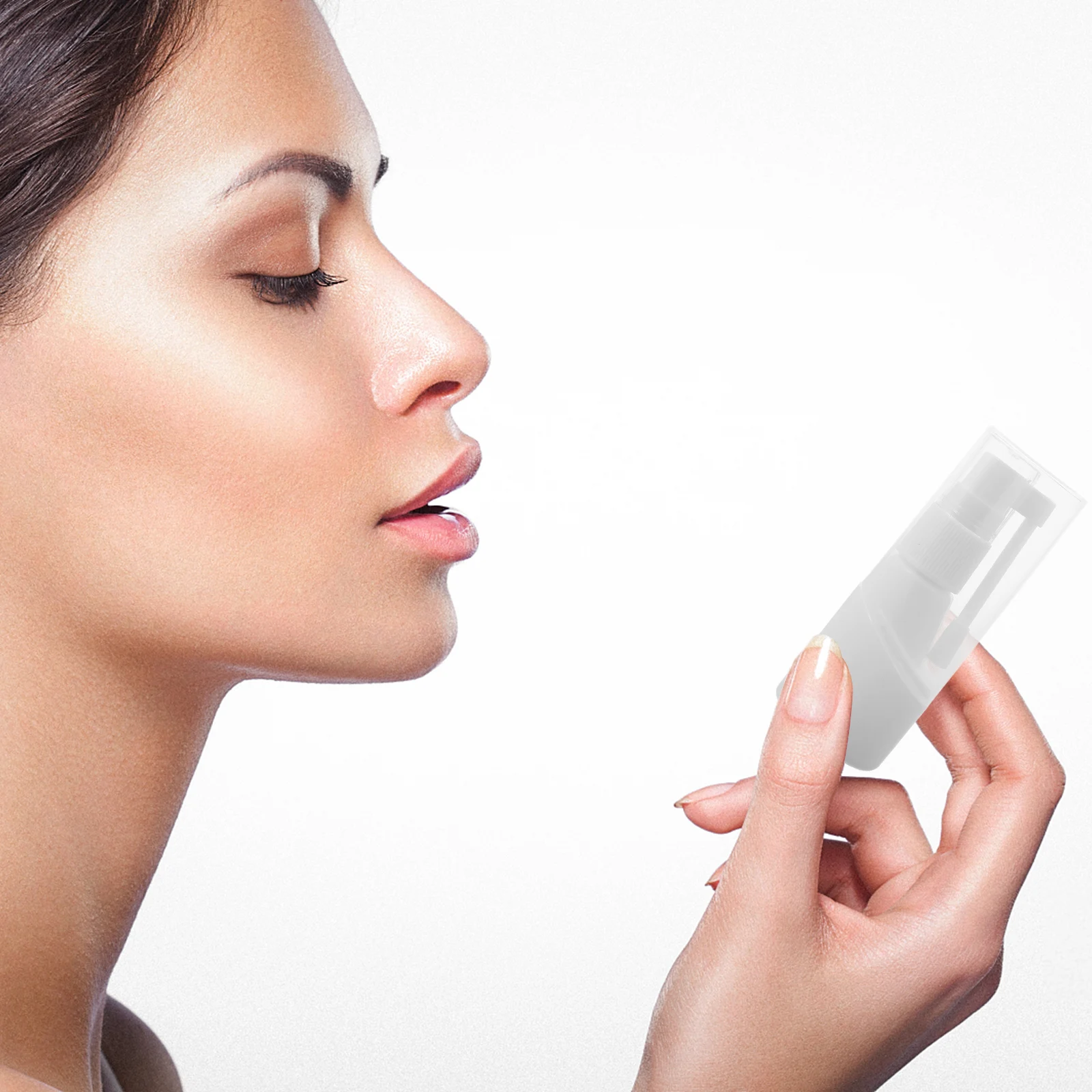 

10pcs 30ml Empty Refillable Spray Bottle White Plastic Portable Perfume Mist Storage Dropper Oil Sprayer