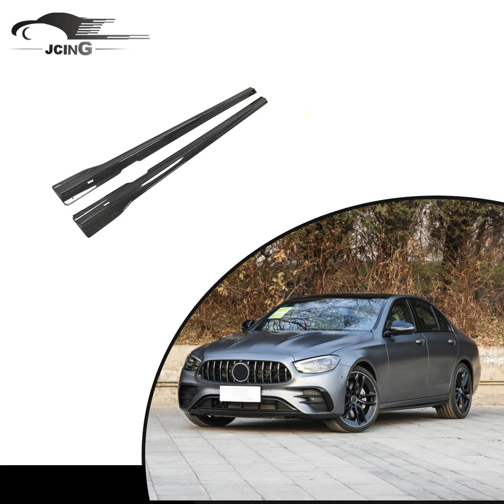 

CARBON FIBER Side Skirt For Benz E Class W213 E43 E63 AMG 2016-2022