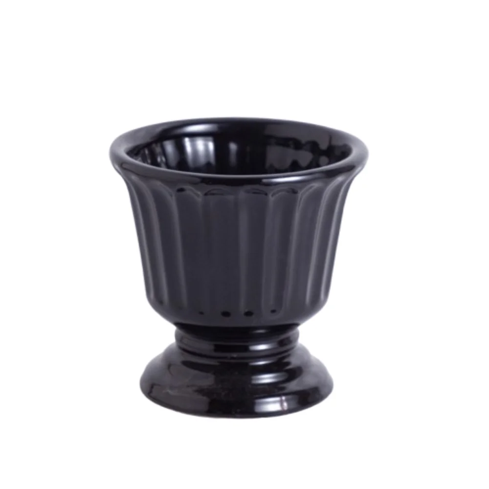 

Roman Column Ceramic Vase Vintage Style with Drainage Holes Flower Arrangement Utensils Nordic Plant Flower Pot