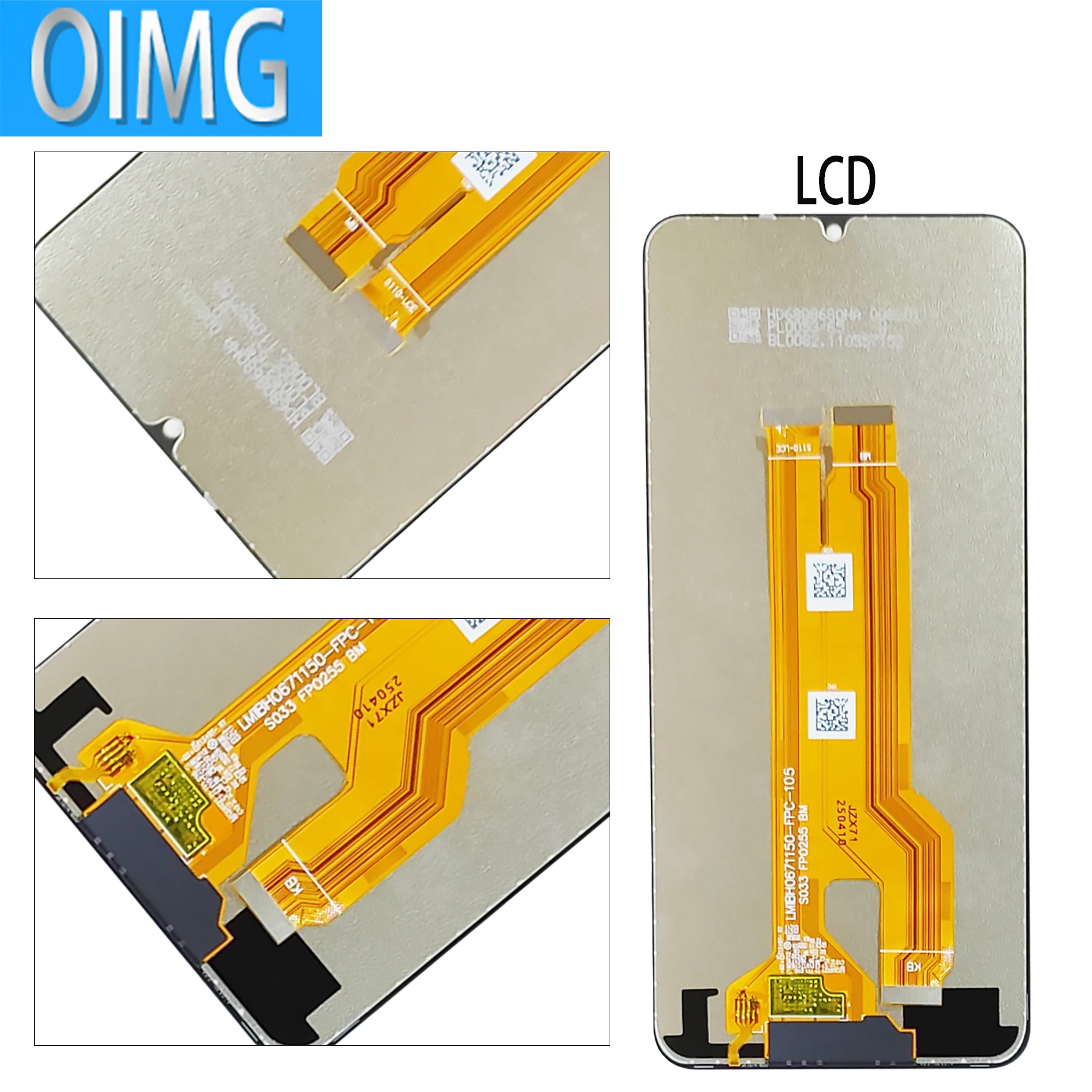 6,75 "dla oryginalnego wyświetlacza LCD Realme C63 z ramką części zamienne do ekranu dotykowego Digitizer — zdjęcie produktu 5