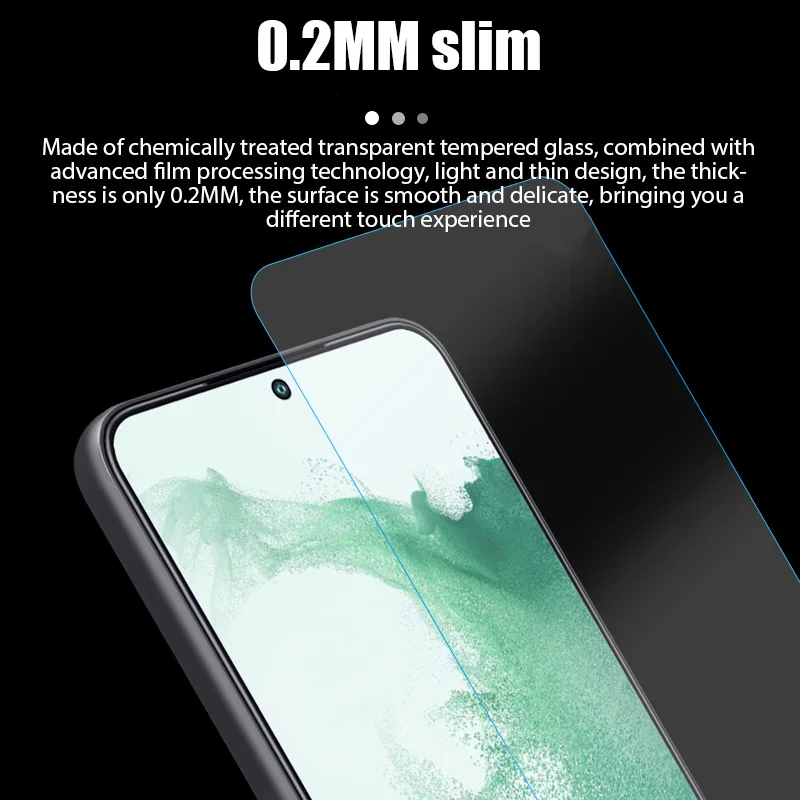 4PCS Tempered Glass For Samsung S25 S24 Ultra S23 S22 Plus A56 A16 A55 A15 A35 A54 S20FE 5G A33 A53 A52 A36 Screen Stg Protector