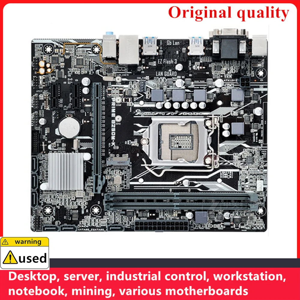 

Used For PRIME B250M-K Motherboards LGA 1151 DDR4 32GB M-ATX For Intel B250 Desktop Mainboard SATA III USB3.0