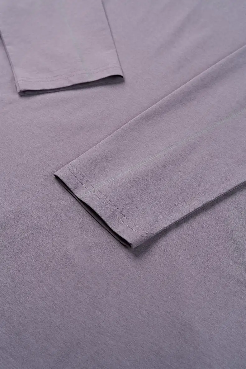 Herren Outdoor Bergstil Langarm-T-Shirt – Reflektierendes Stretch-Wanderoberteil, Leichtes Atmungsaktives Bedrucktes T-Shirt für den Herbst – Detail 16