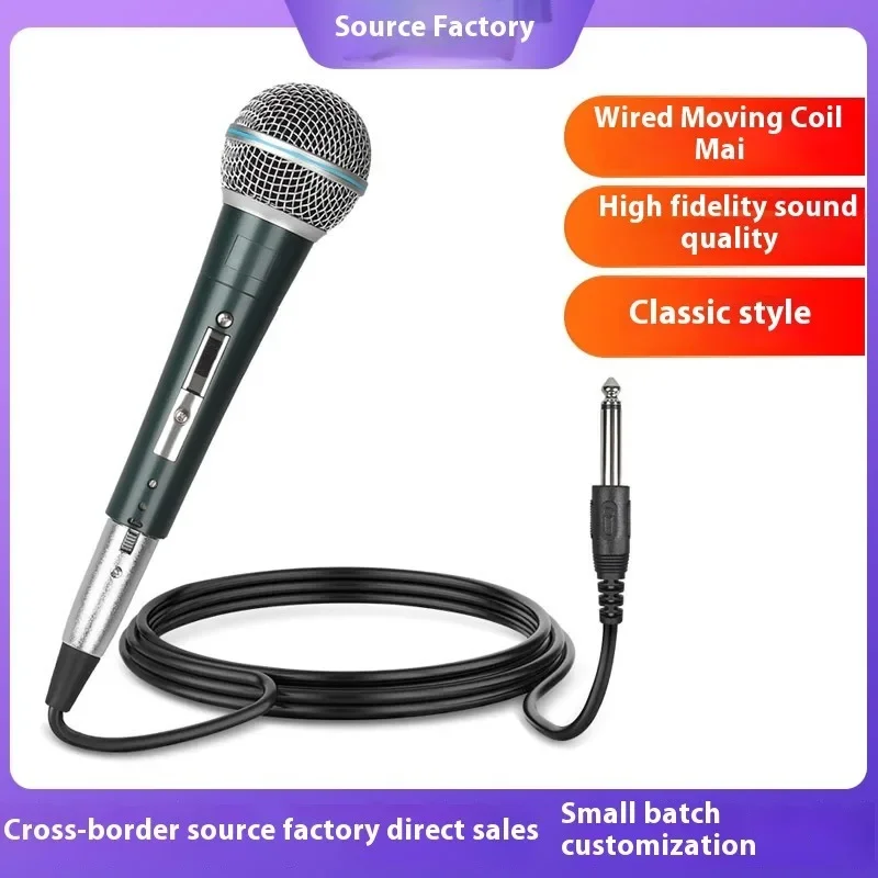 BETA 58A Supercardioid Dynamic Microphone For Stage Singing Professional Wired for Shure Karaoke BBOX Recording Vocal