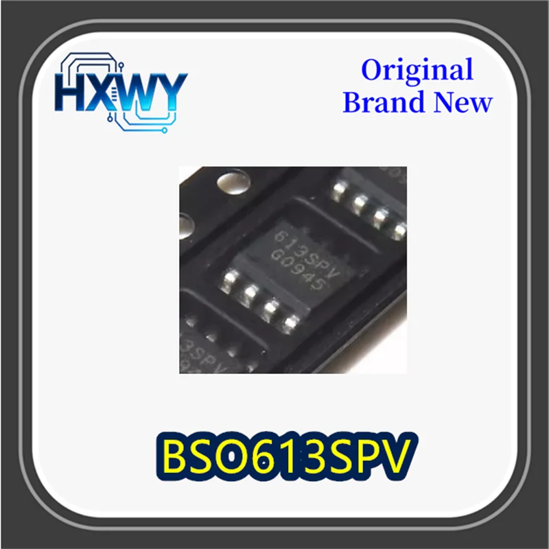 

(5/50 pieces) BSO613SPV silkscreened 613SPV SOP8 MOSFET 3.44A 60V Brand new in stock fast shipping