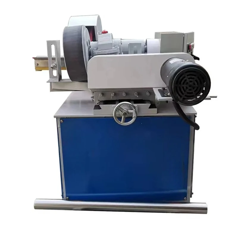 Pipe Polishing Machine Desktop External Circle Grinding Machine Stainless Pipe Copper Aluminum Rod Deburring Brushing Machine
