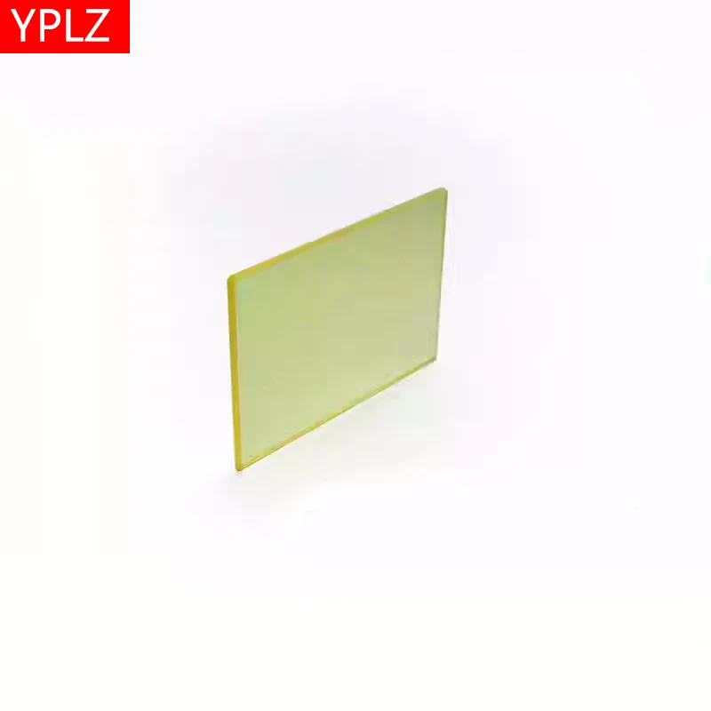 Optical Yellow Long Wave Pass Filter 450nm Long Wave Pass High Transmittance Short Wave Cut off Golden Yellow Filter