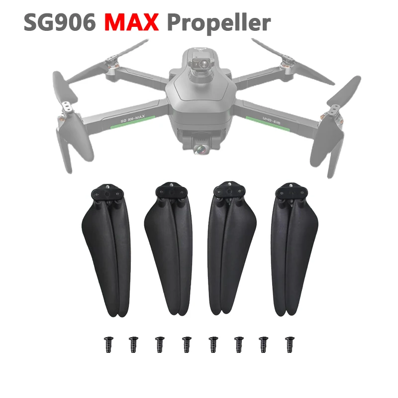 Дрон бесщеточный SG906MAX GPS EIS, Квадрокоптер, оригинальное лопастное отверстие пропеллера с винтами, запасные части, аксессуары 4 шт./компл.