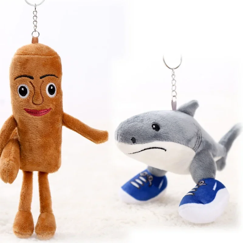 2025 Italian Brainrot Tralalero Tralala Plush Doll Anime Stuffed Soft Cushion Pillow Peripheral Toy Fans Custom Gift