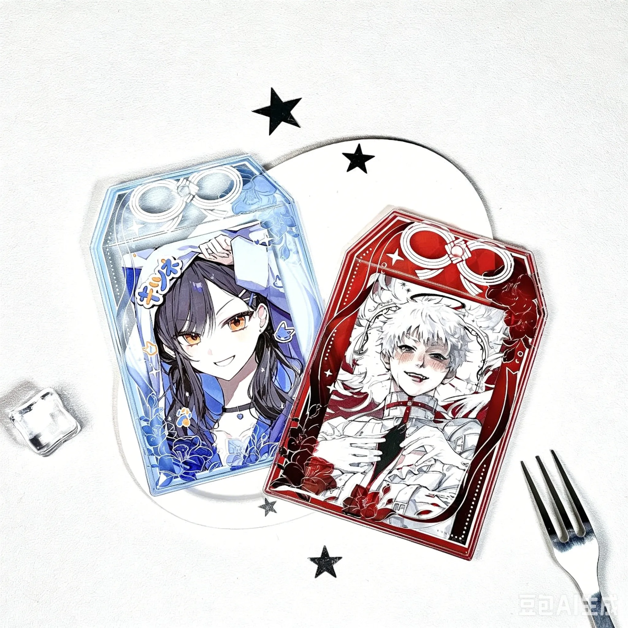 Ribbon Omamori PVC-Kartenhalter 3 Zoll Fotokarten-Polaroid-Kartenhülle Display-Schutz Aufbewahrung Ita Bag Charm – Detail 3