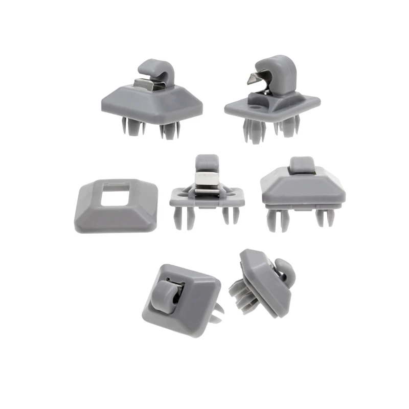 

1/2Pcs Gray Sun Visor Hanger Clip Hook Holder For VW Passat B7 Polo Skoda Seat CITIGO RAPID 6RD857561