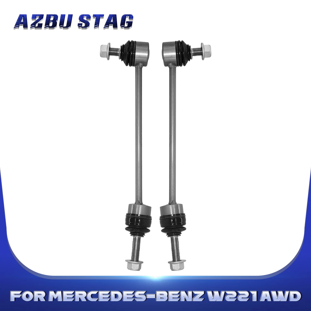 

AzbuStag 2Pcs Front Sway Bar End Link Suspension for Mercedes Benz W221 S350 S450 S550 S600 S65 AMG AWD 2007 2008 2009-2014