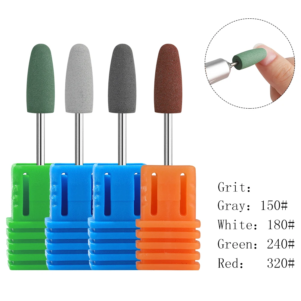 

1pcs Silicone Nail Drill Milling Cutter Drill Bits Files Burr Buffer for Electric Machine Nail Art Grinder Cuticle Cutter Tools