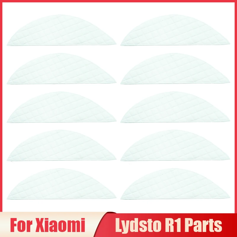 Descartável mop pano acessórios para xiaomi lydsto r1 robótico aspirador de pó substituição mop trapos almofadas peças de reposição