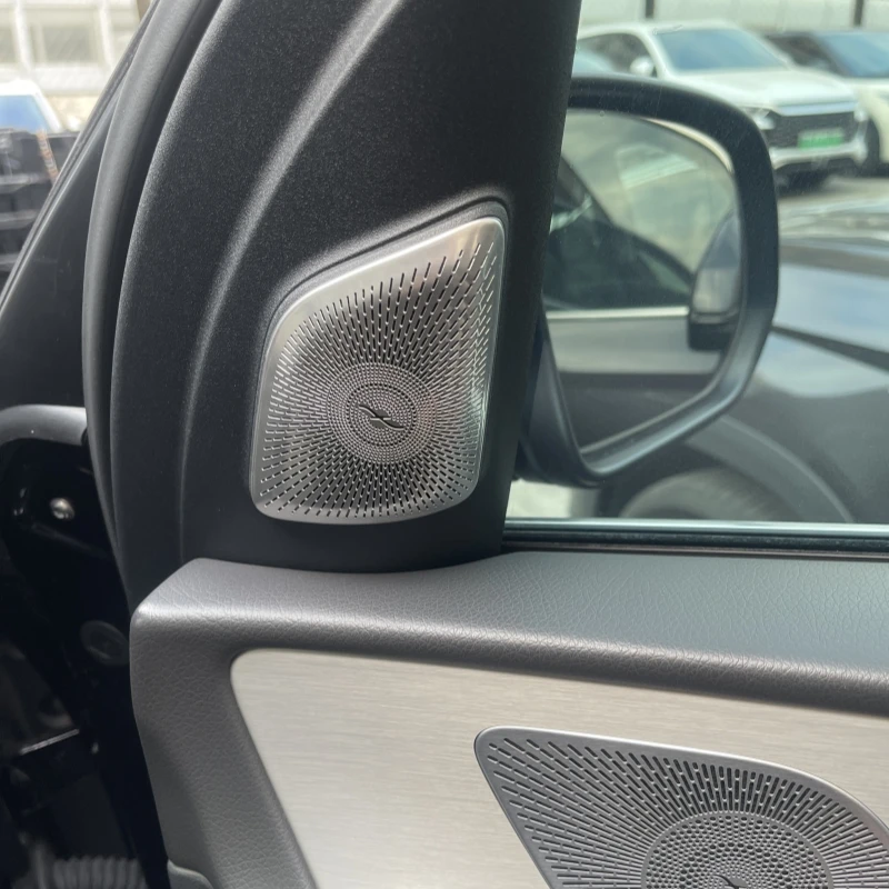 For Mercedes-Benz W167 GLE X167 GLS C167 GLE Coupe  modified A-pillar tweeter decorative cover 2020-2025 view 4