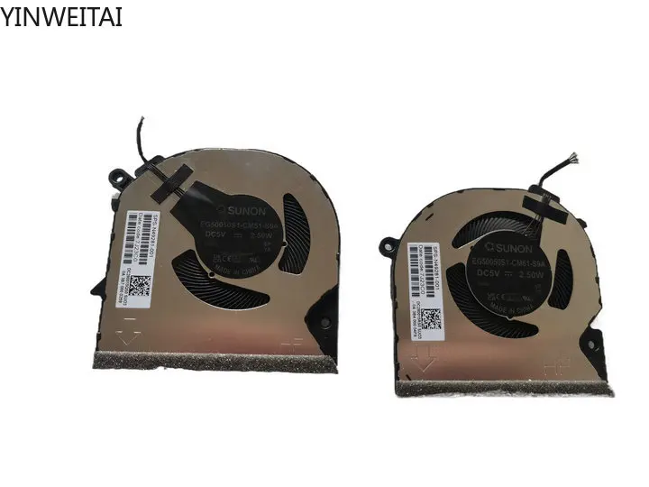 Cpu GPU Cooling Fan For HP ENVY X360 15-FE 15-FE0013DX 2in1 15-fh0077ng EG50050S1-CM51/CM61-S9A N47948-001 N49281-001