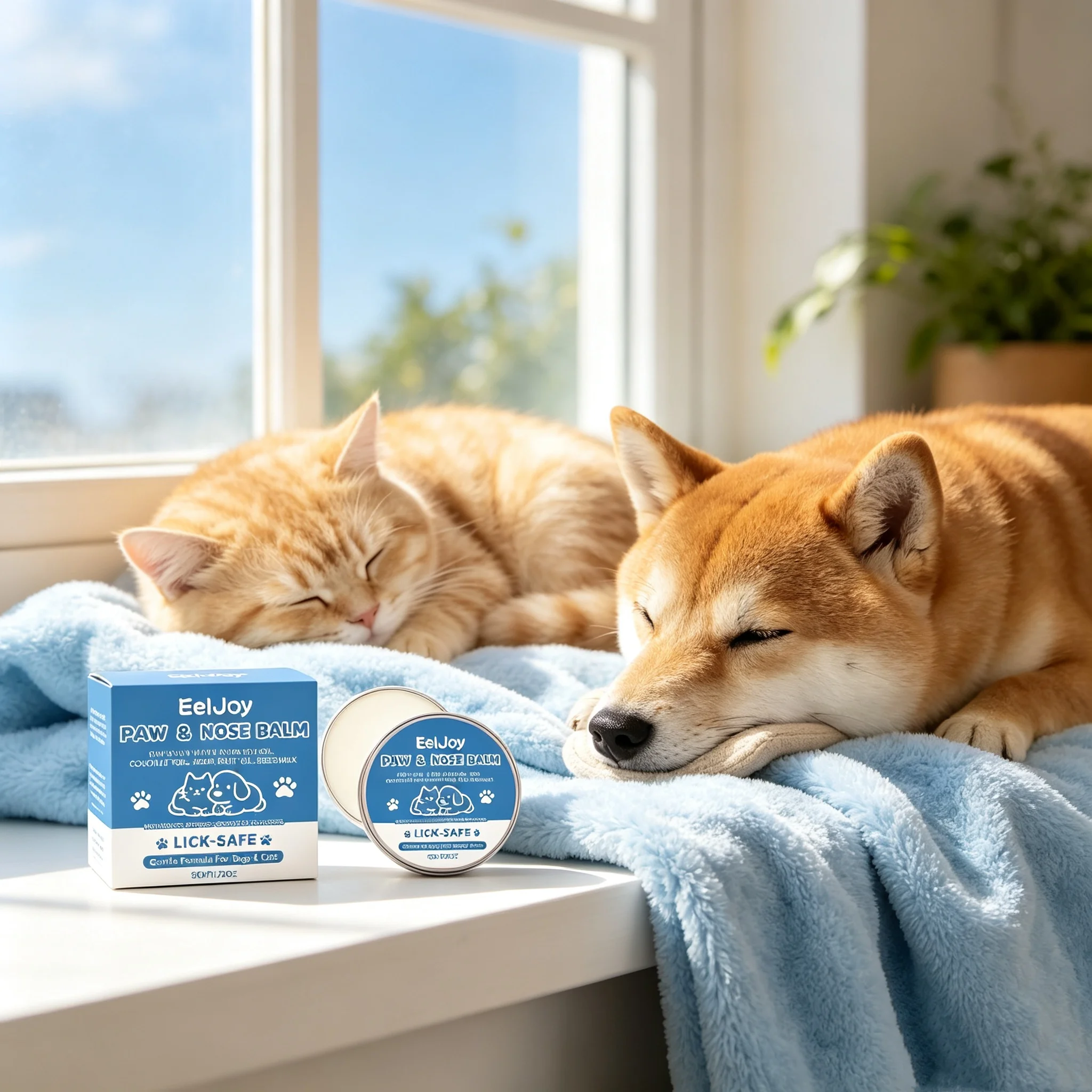 50g Paw Balm For Cats And Dogs Nose Protector Moisturizer Relieve Dry Improve Crack Feet Pets Accessories Paw Protective Creams