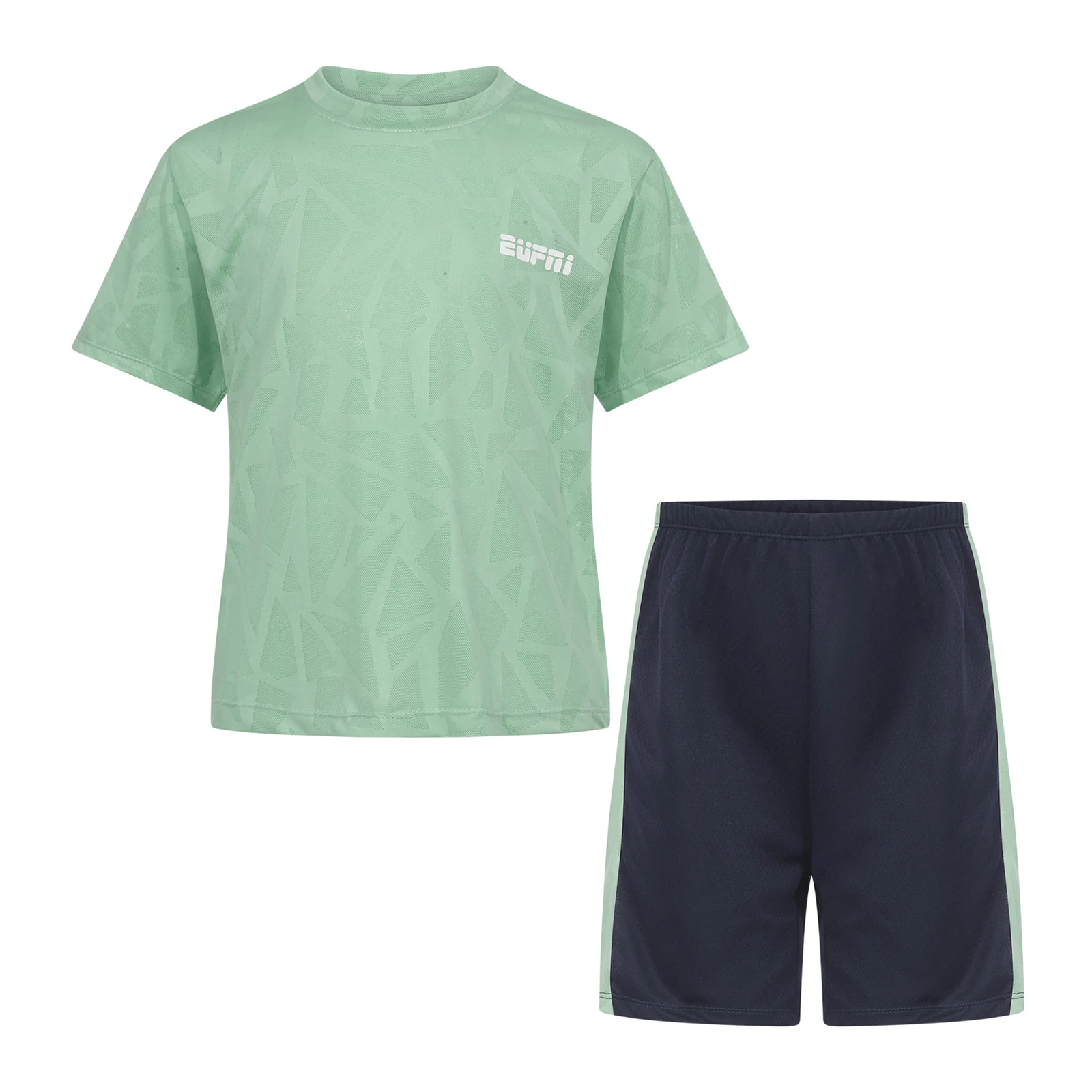 Jersey Sepak Bola Anak Laki-laki Setelan Olahraga Baju Olahraga Anak Kaus Bergaya Lengan Pendek dengan Celana Pendek Pakaian Olahraga Dua Potong