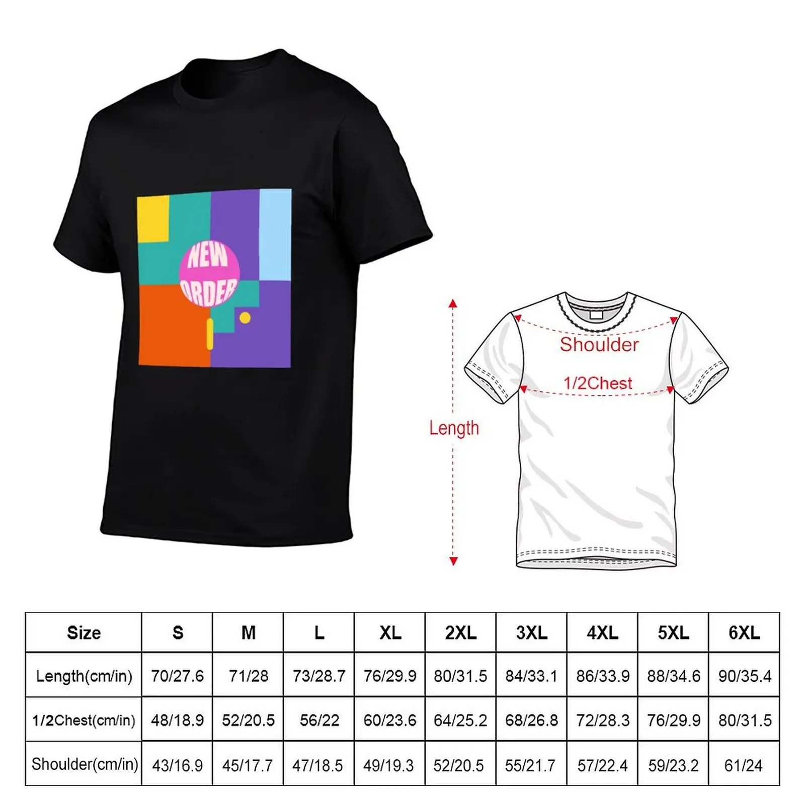 New Order T-Shirt Casual All Match Short Sleeve T-Shirt