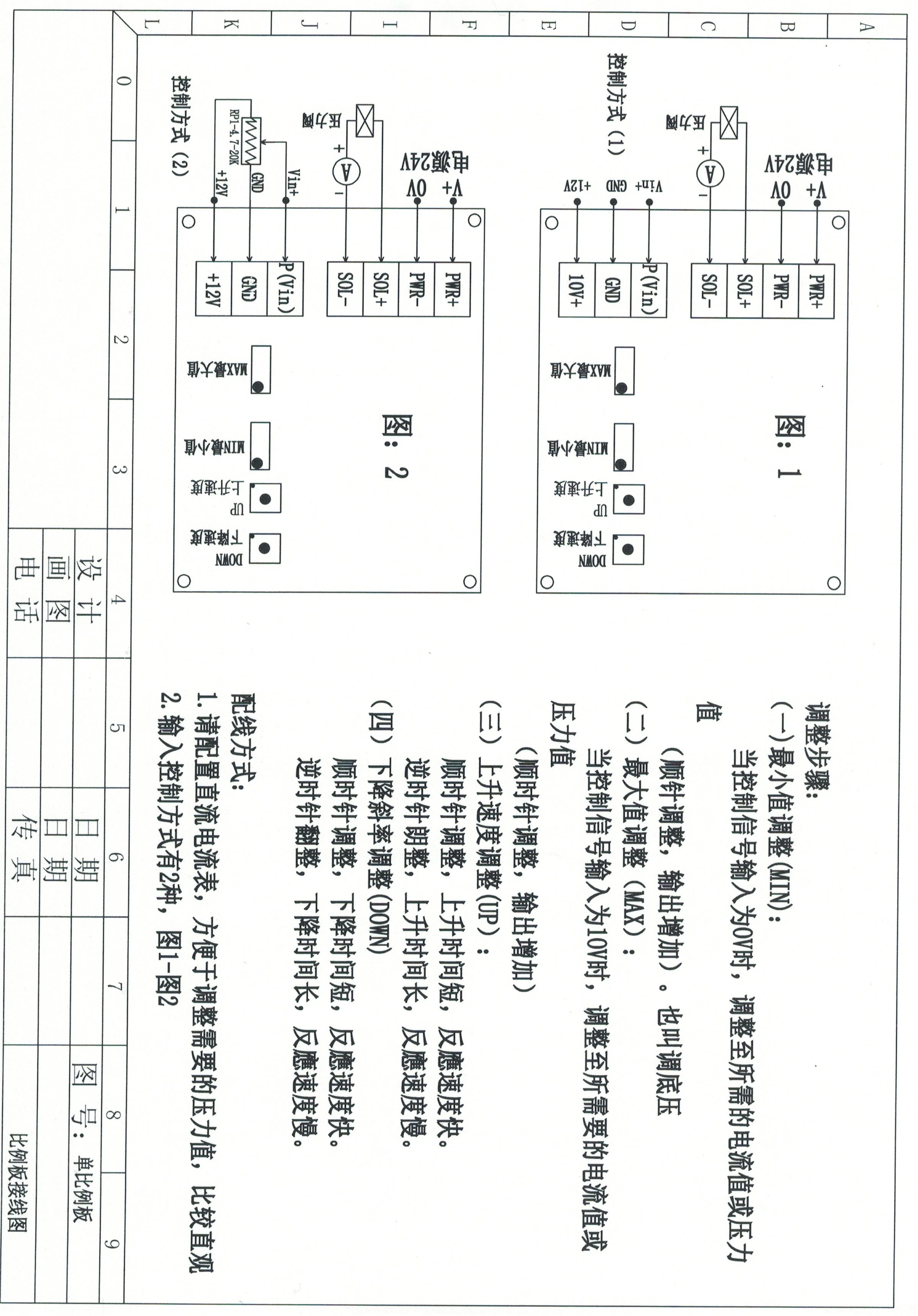 Proportional Valve Amplifier Board PF-DC-24 Proportional Valve Amplifier Solenoid Proportional Valve Controller