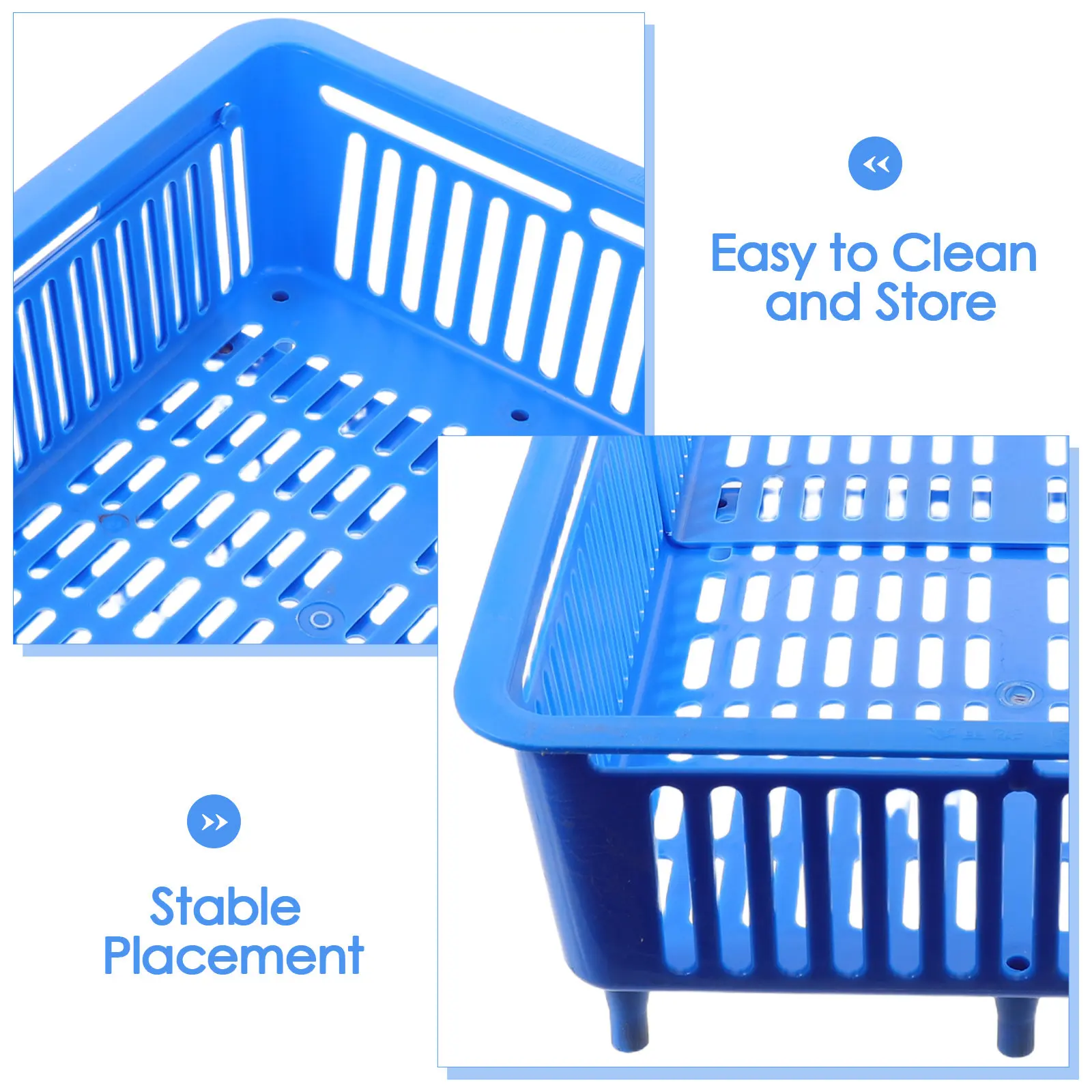Plastic Drain Basket For Sink Container Shellfish Sand Removal Flexible Expandable Seafood Draining Clams Mussels