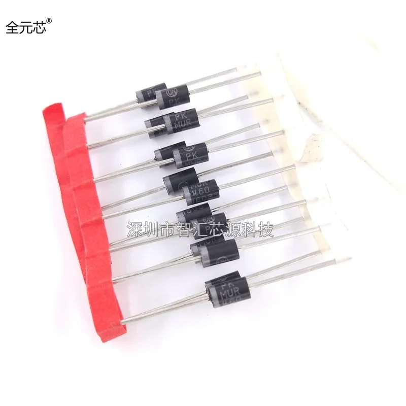 10PCS/LOT MUR410  4A100V Ultrafast recovery diode MUR410RLG DO-201AD