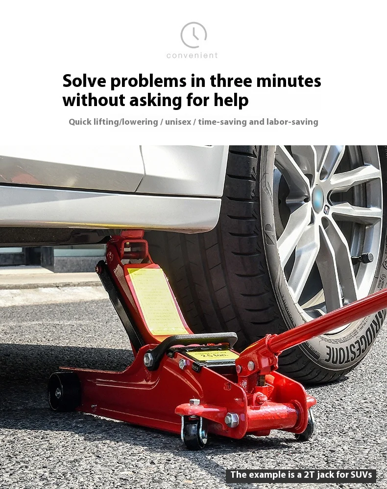

Сверхмощный 3-тонный автомобильный домкрат с двойным насосом, новый стальной гидравлический домкрат 460 мм, максимальная высота 460 мм для горизонтального удлинителя, замена шин автомобиля