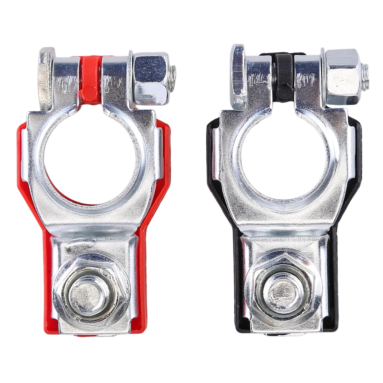 Car Battery Terminal Clamp Connectors Positive Negative Release Disconnect 2Pcs