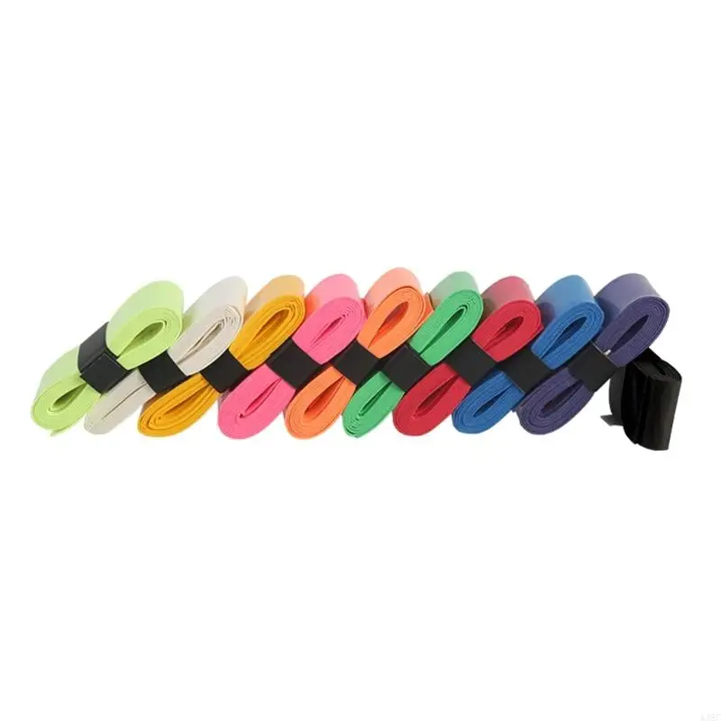 

448C 10 Pcs Tennis Grip Head Overgrip Anti Slip Tennis Racket Grips Sweat Tape