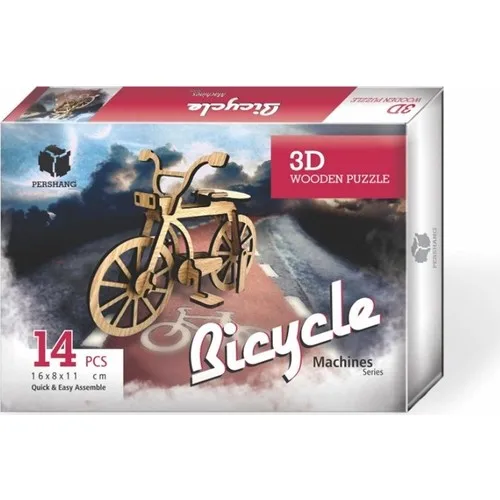 Pershang Wooden Bicycle 3 Dimensional Jigsaw