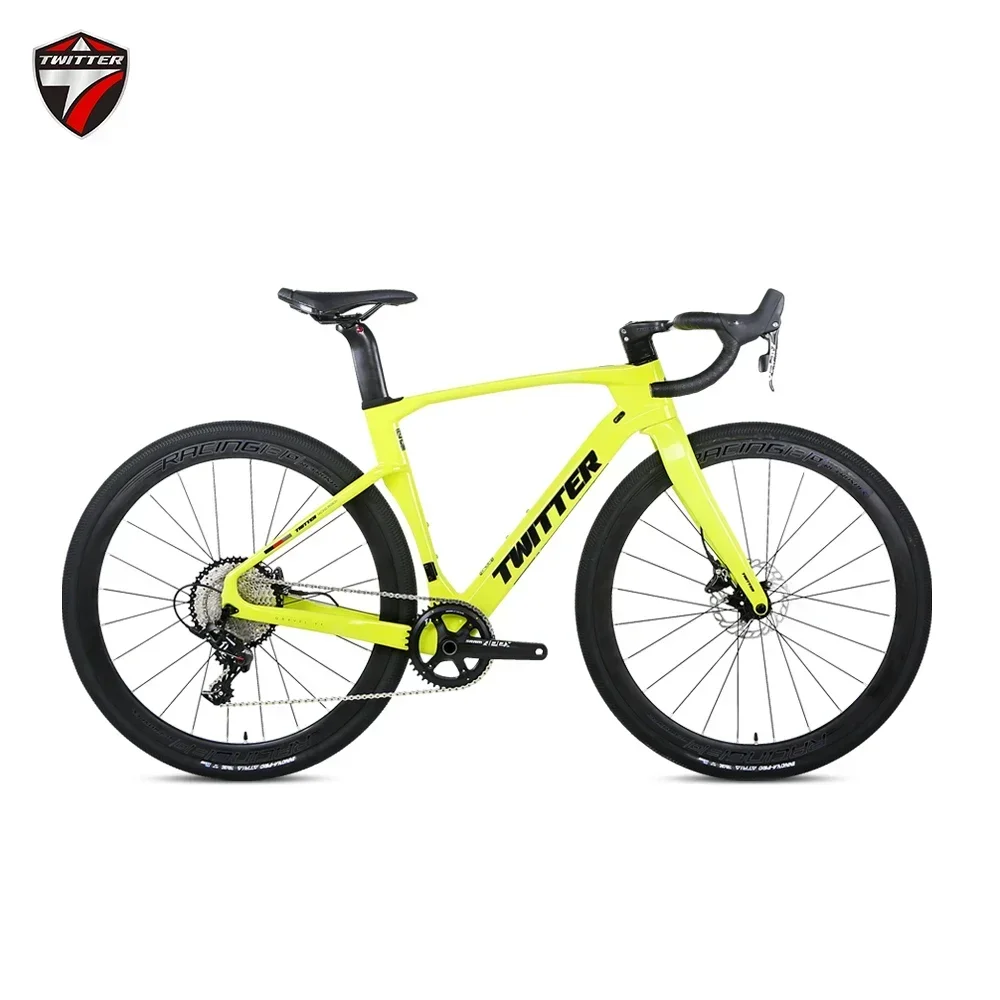 

TWITTER GRAVEL-V3 GRX RX600-11Speed,Electronic Shifting Hydraulic Disc Brakes Carbon Fiber Road Bike bicycle 700*40c Gravel bike