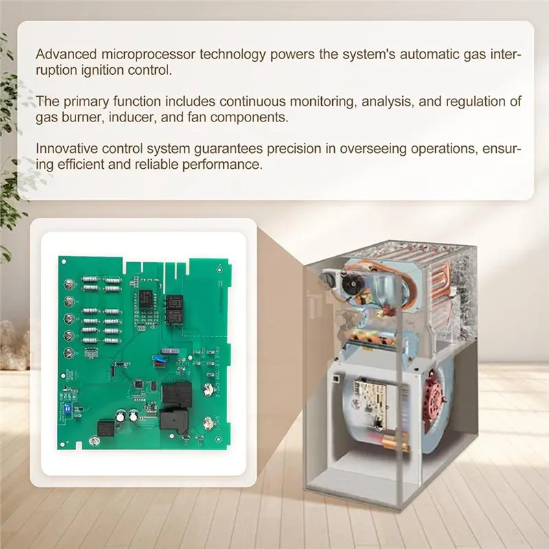Eco-friendly Furnace Control Circuit Board Replacement ICM281 For Carrier Models CES0110057-00, CES0110057-01, CES0110057-02
