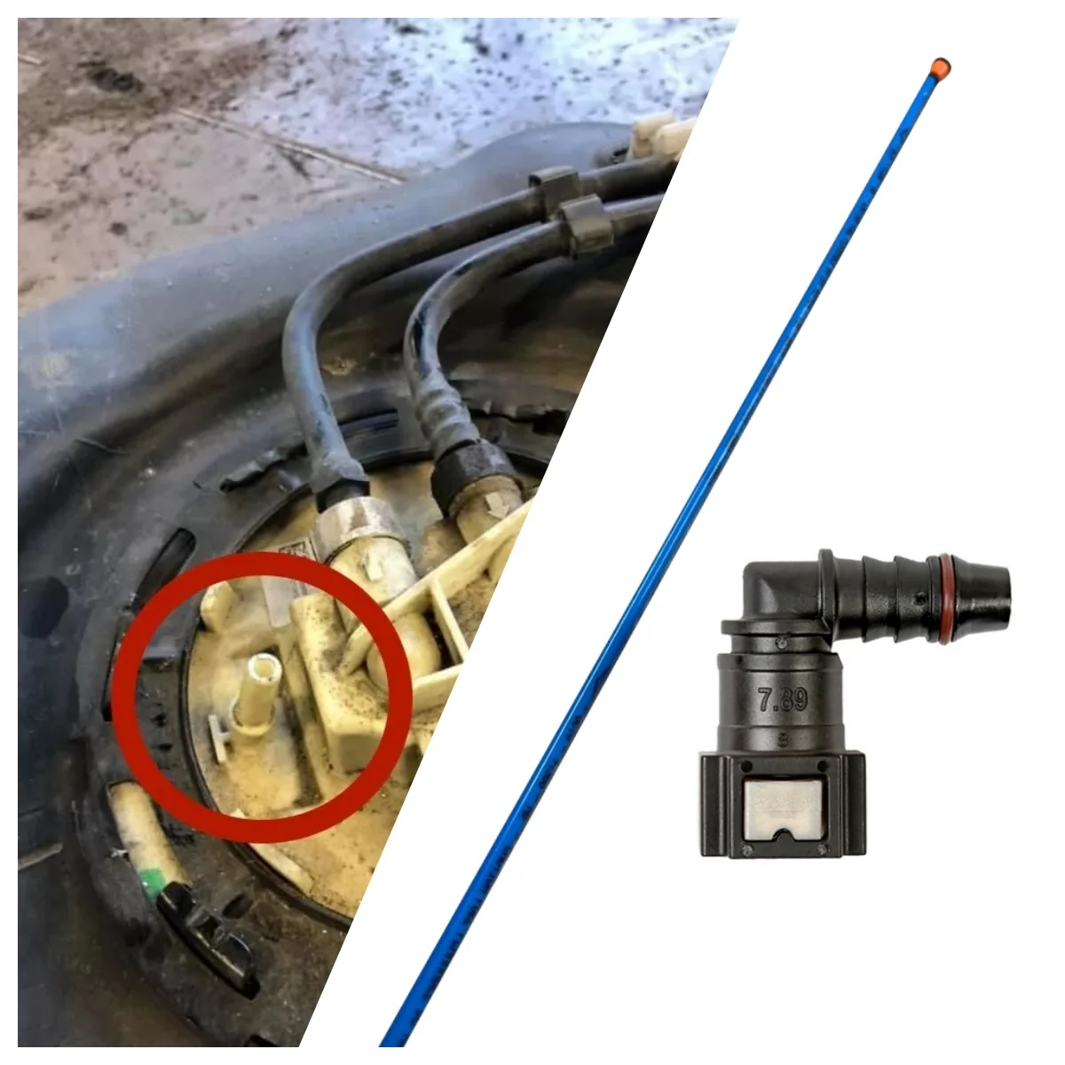 1Set Diesel Heater Fuel Pick Up Pipe For Ford Transit MK8 Transit Custom Webasto Eberspacher Chinese Diesel Heater Accessories