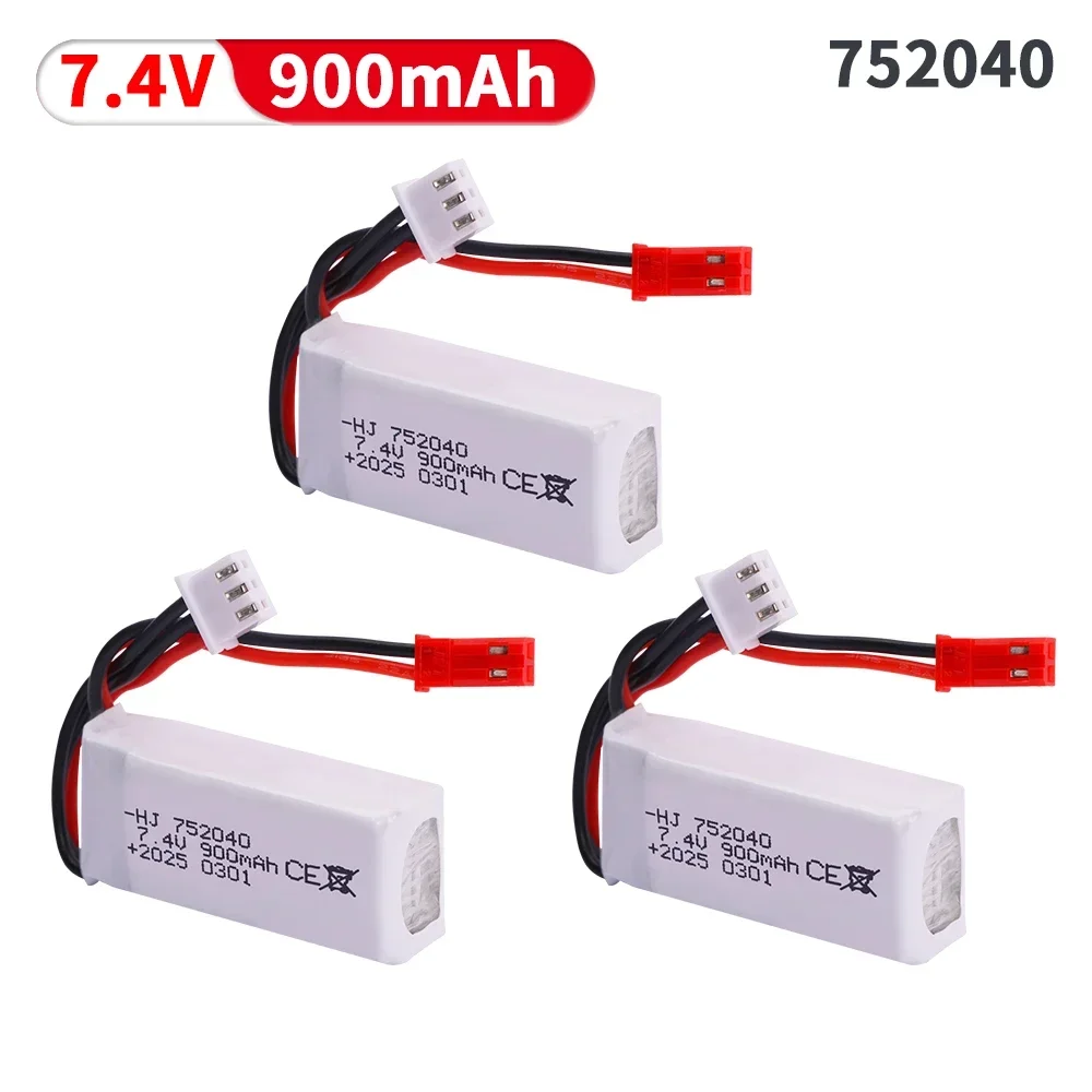 Upgrade 2S 7,4 V 35C 900mah Lipo Batterie Für Radiolink A560 Starrflügel Rc Auto RC Spielzeug Modell teile Mit JST Stecker 7,4 V Batterie
