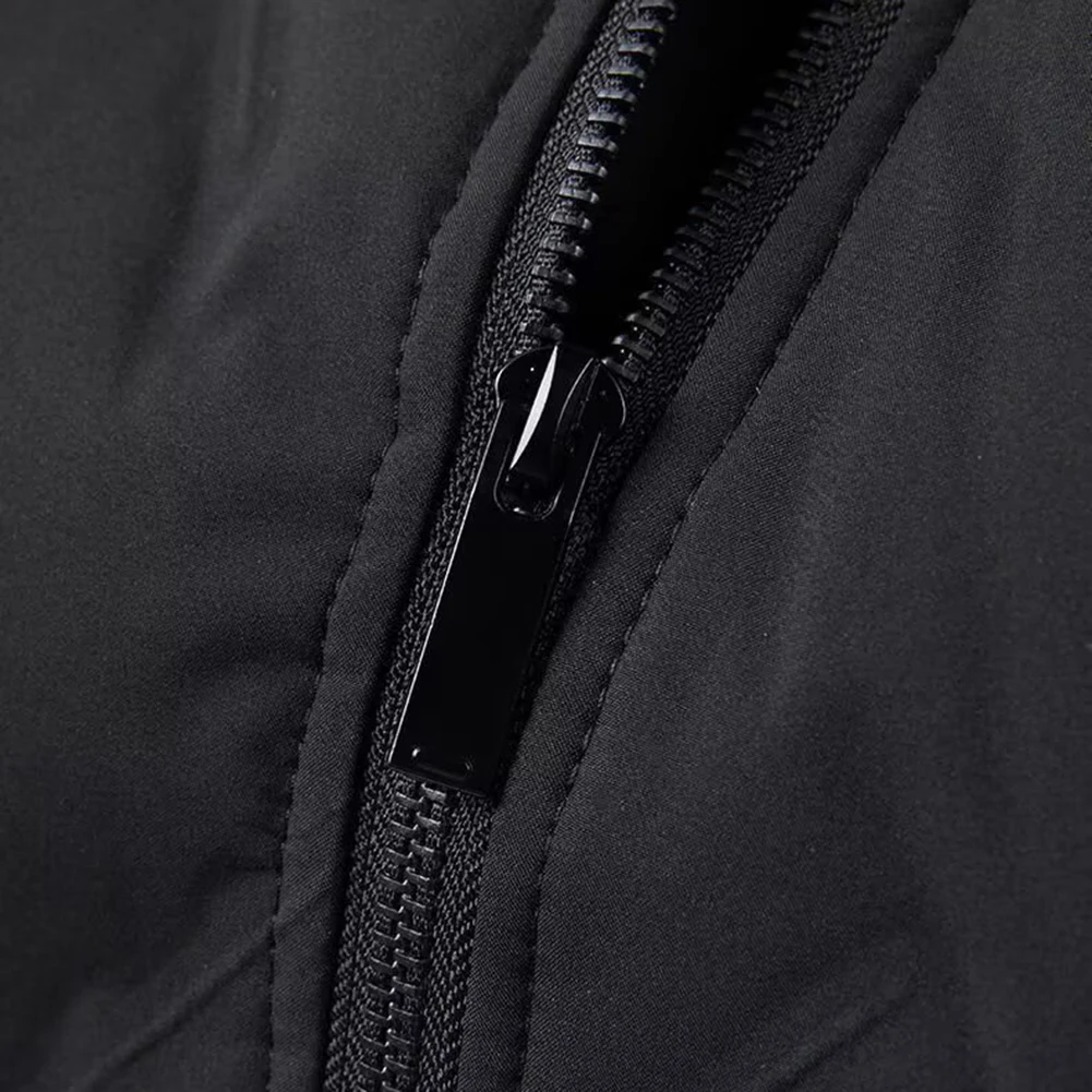 

Long Sleeve Jacket Baseball Style Coat For Casual Outings Classic Style Daily Wear Lapel Neckline Regular Length Top