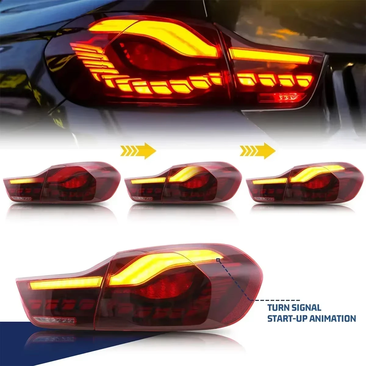 

For BMW 4 Series 2014-2020 Tail Lights Assembly F32 F36 F82 M4 420i 425i 428i 430i 435i 440i LED Taillight Car Accessories